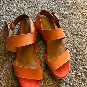 Franco Sarto Orange Sandal 9